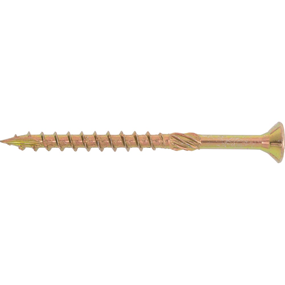 Изображение товара Конструкционный саморез КРЕП-КОМП потайной Torx желтый цинк 4.5x60 мм 200 шт.