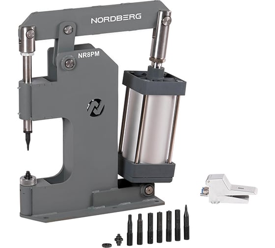Изображение товара Пневматический станок для заклепки тормозных колодок NORDBERG цилиндр 160 NR8PM