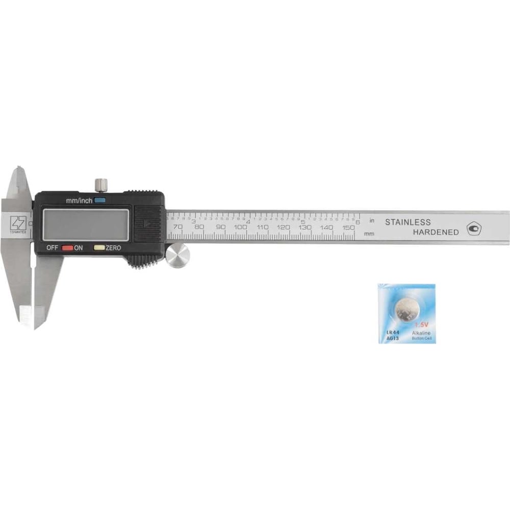 Изображение товара Цифровой штангенциркуль ТОЧИНТЕХ ШЦЦ-I-150-0.01 профессиональный нержавеющая сталь