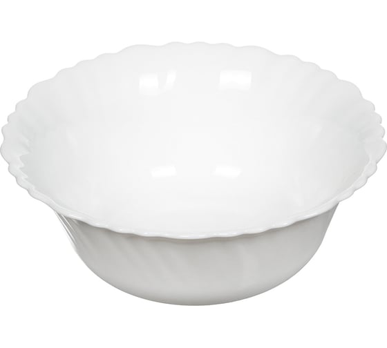 Изображение товара Салатник DANIKS стеклокерамика, круглый, 15 см, 0.5 л, белый 223767