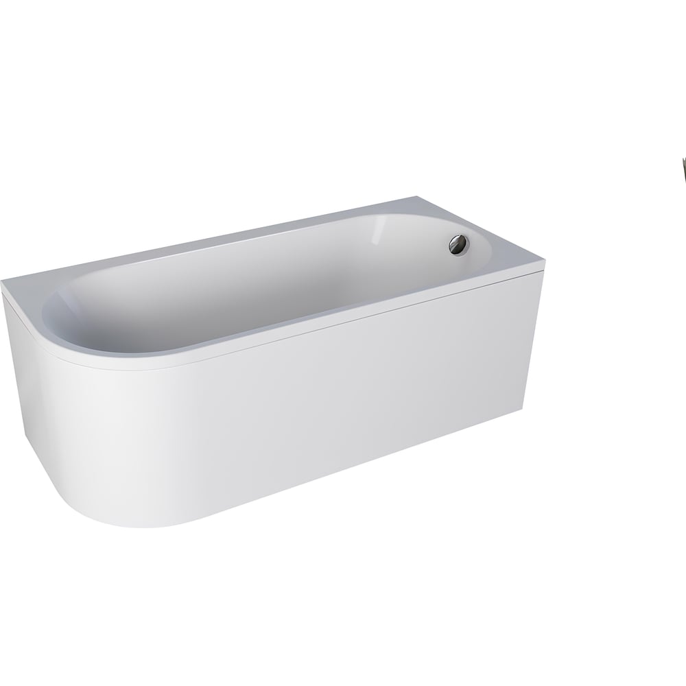 Изображение товара Ванна Marka One alisa 170x75 асимметричная правая белая