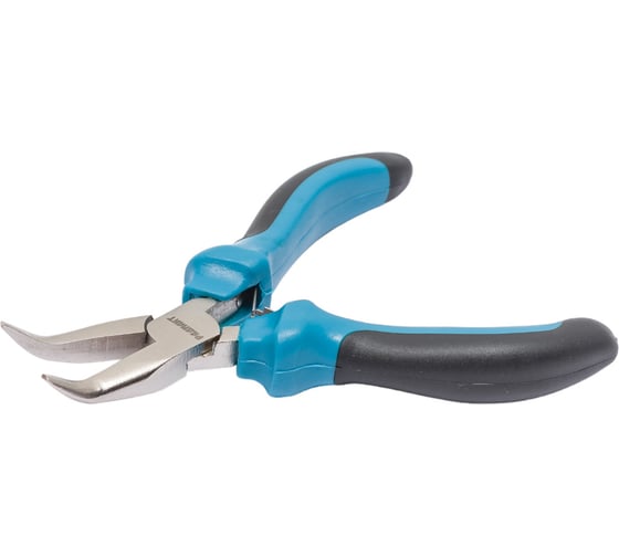 Изображение товара Плоскогубцы с изогнутыми губками РАДИАНТ 125 мм ручки из ТПР, покрытие- никель 47063