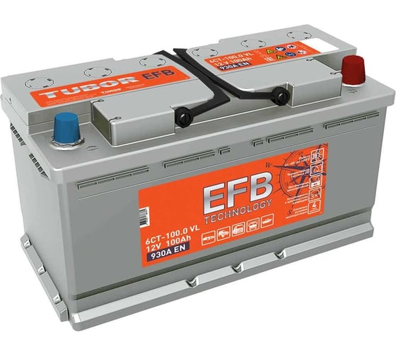 Изображение товара Аккумулятор TUBOR EFB 6СТ-100.0 VL 4607008886764