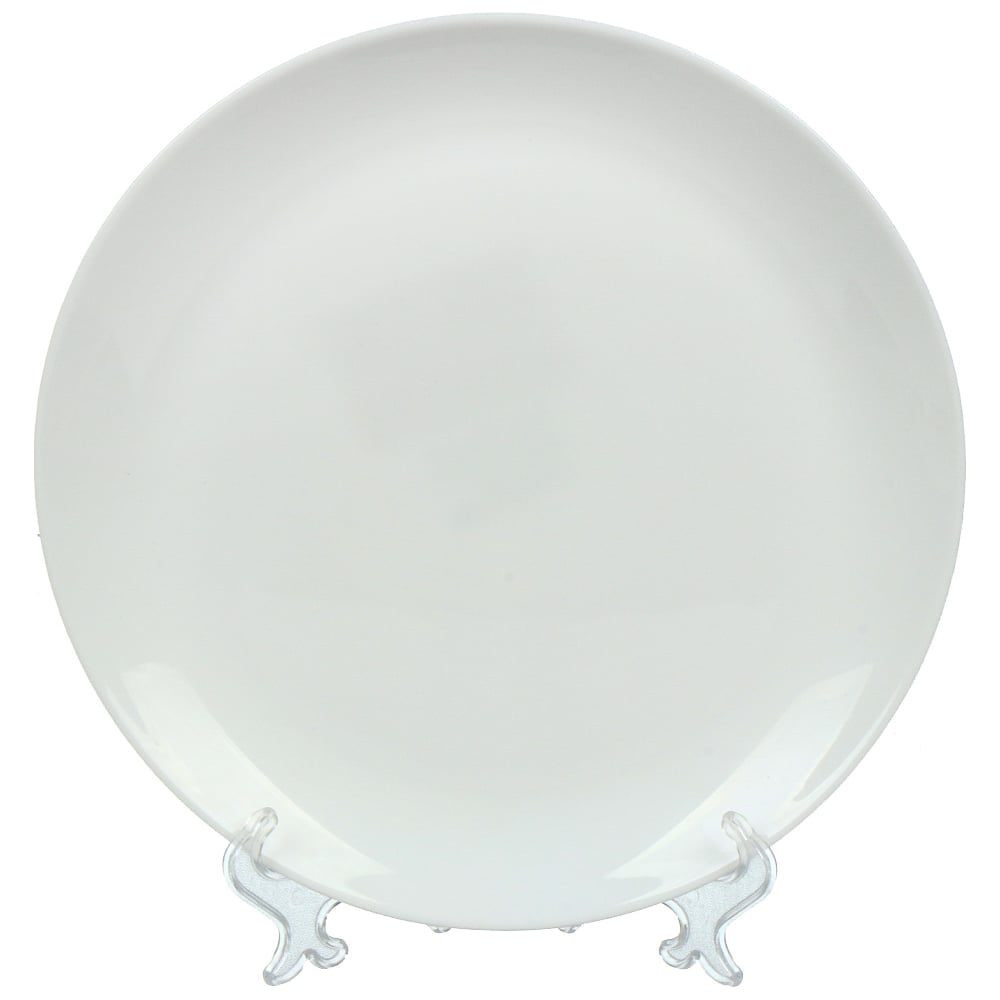 Изображение товара Обеденная тарелка DANIKS 24 см стеклокерамика белая круглая