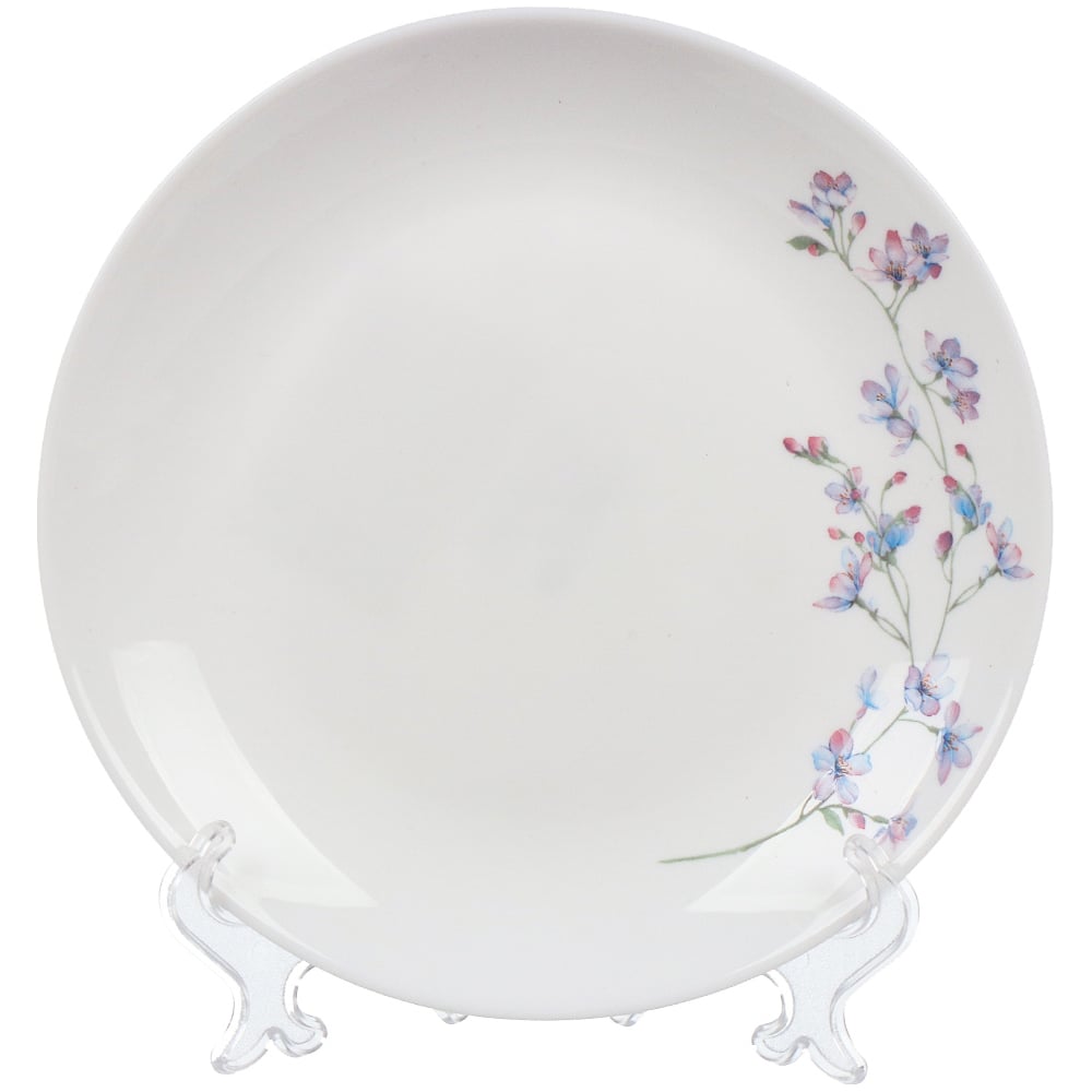 Изображение товара Тарелка DANIKS десертная, стеклокерамика, 19 см, круглая, флер, lqp-75/ 220804 448927