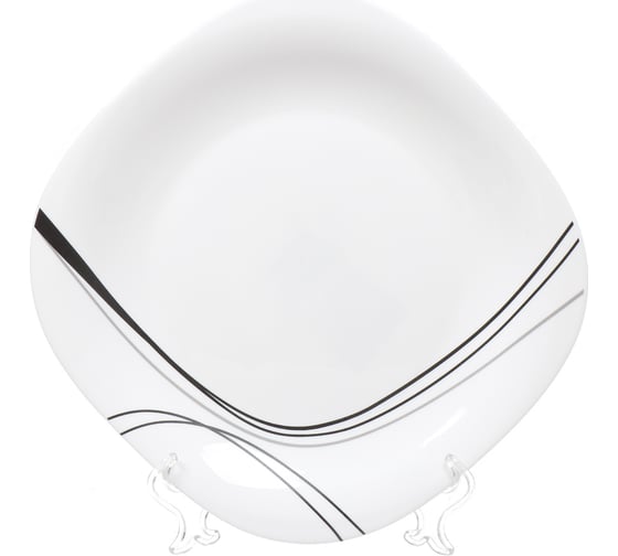 Изображение товара Тарелка DANIKS обеденная, стеклокерамика, 26 см, квадратная, токио, ffp-115-k1306-2/nfp110t 303117