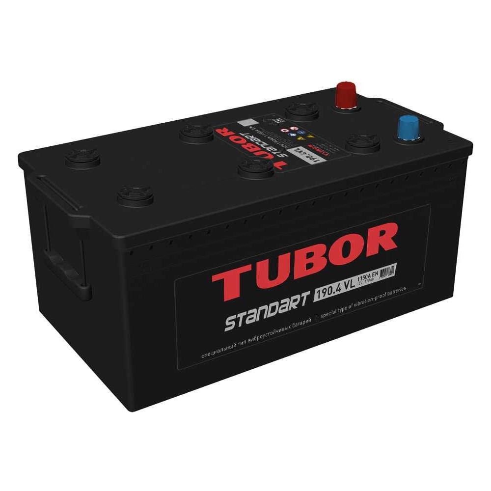 Изображение товара Аккумулятор TUBOR STANDART 6СТ-190.4 VL 12В 190 А*ч автоаккумулятор DIN/JIS