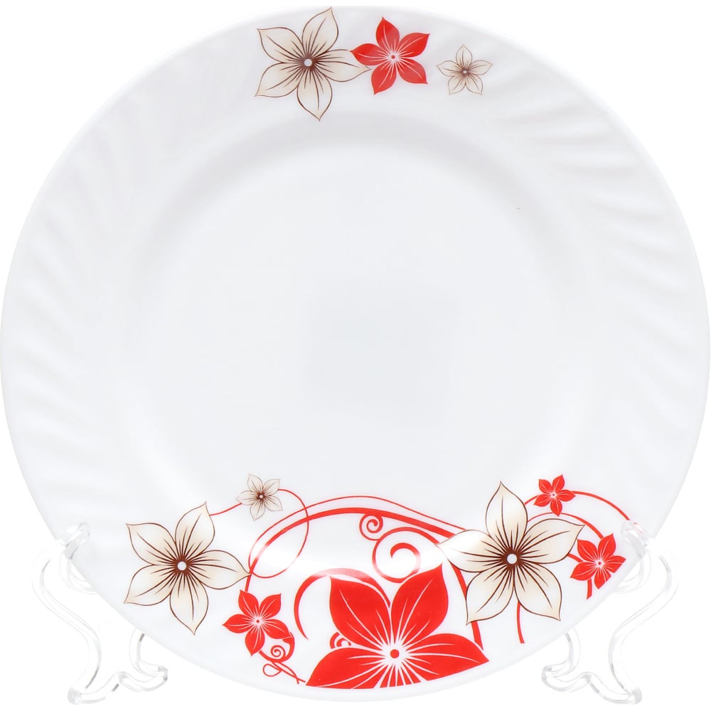 Изображение товара Тарелка DANIKS десертная, стеклокерамика, 20 см, круглая, кармен, by23hp80 341394