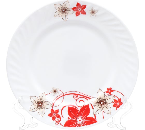 Изображение товара Тарелка DANIKS десертная, стеклокерамика, 20 см, круглая, кармен, by23hp80 341394