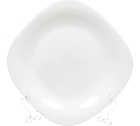 Изображение товара Тарелка DANIKS десертная, стеклокерамика, 19 см, квадратная, белый квадро, ffp-85/nfp-85t 291897