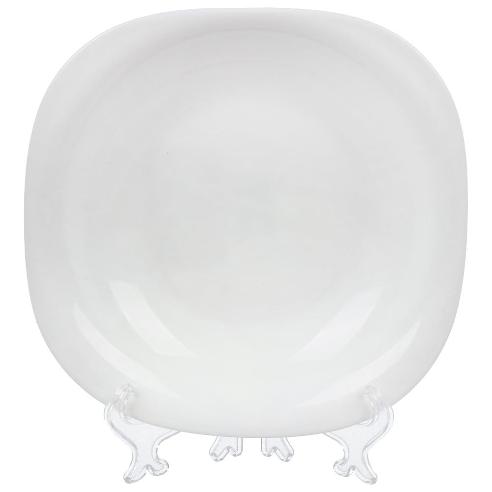 Изображение товара ДАНИКС суповая тарелка из стеклокерамики квадратная 21 см