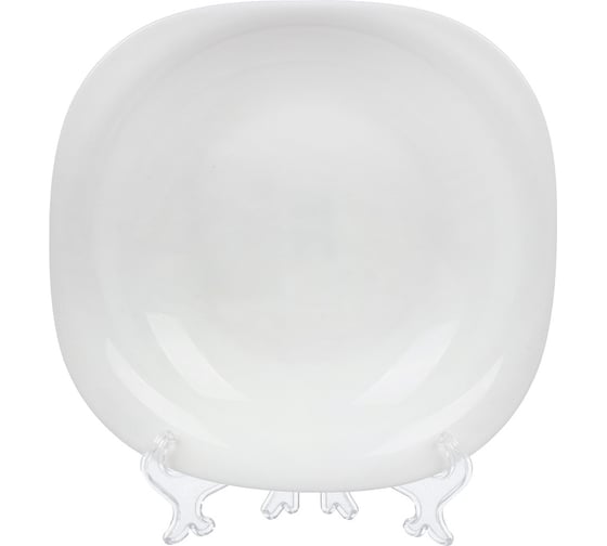 Изображение товара Тарелка DANIKS суповая, стеклокерамика, 21 см, 675 мл, квадратная, квадро, ffsp90 448923