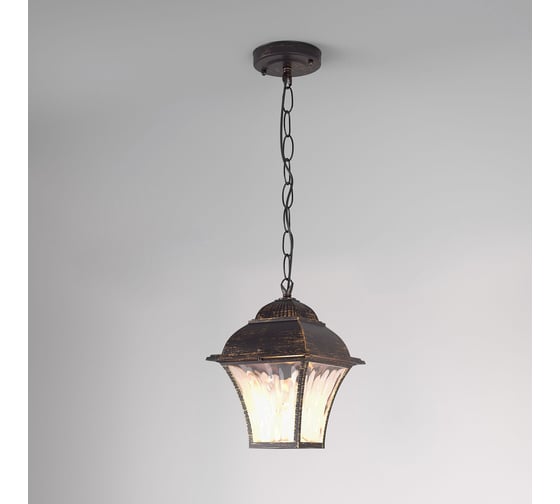 Изображение товара Садово-парковый светильник Elektrostandard Apus GL 1009H черное золото a043115