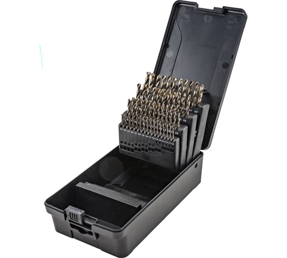 Изображение товара Набор сверл по металлу HSS-Co (51 шт; 1-6 мм) Inforce 11-01-328