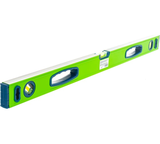 Изображение товара Алюминиевый фрезерованный уровень 3 глазка, магнитный, рукоятки, 800 мм СИБРТЕХ УСМ-0,5-800 34116