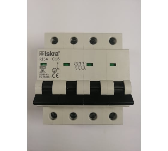 Изображение товара Автомат модульный iskra RI54-C16 УТ-00023880