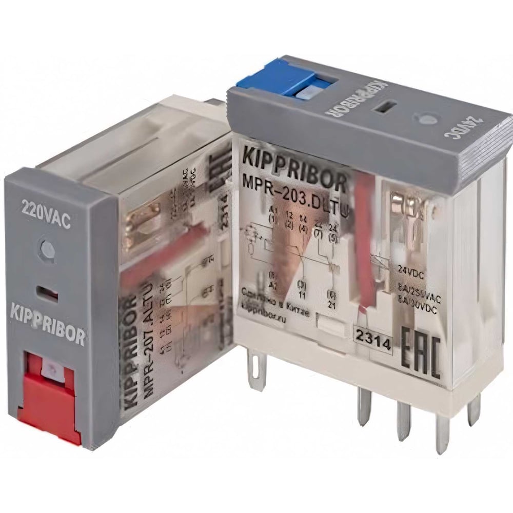 Изображение товара Промежуточное реле KIPPRIBOR Mpr-207.altu mpr 8А 220В