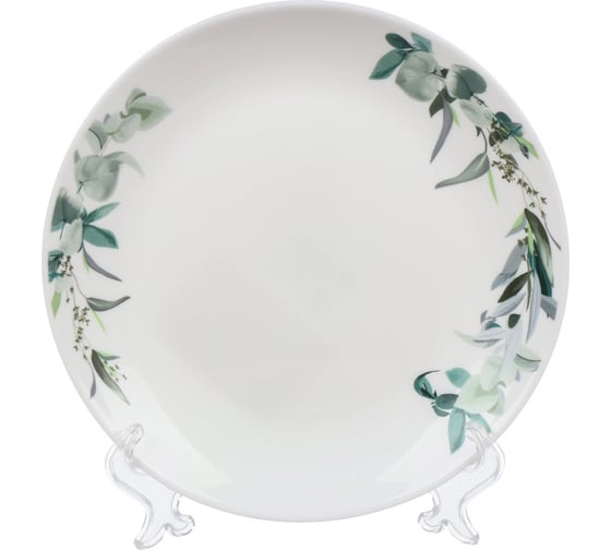 Изображение товара Тарелка DANIKS десертная, стеклокерамика, 19 см, круглая, эвкалипт, lhp-75 448965