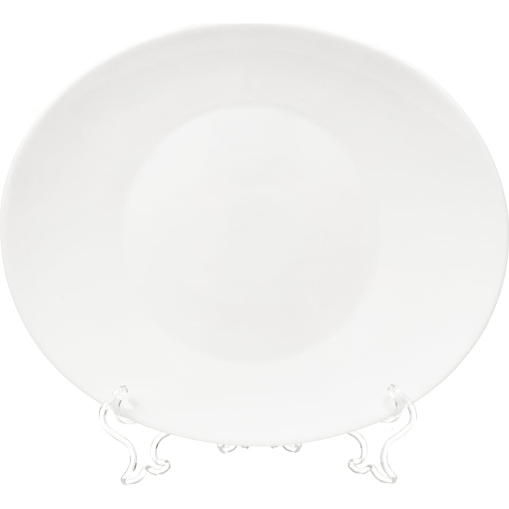 Изображение товара Тарелка DANIKS из стеклокерамики 26.8 см круглая обеденная современный дизайн