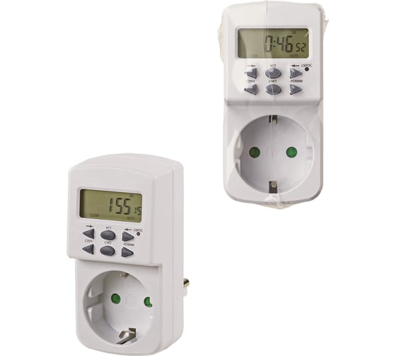 Изображение товара Розеточный таймер TDM ELECTRIC ТРЭ-Н-01-1мин/7дн-10on/off-8А (недельный) упаковка - термоусадочная пленка "Народный" SQ1506-0102