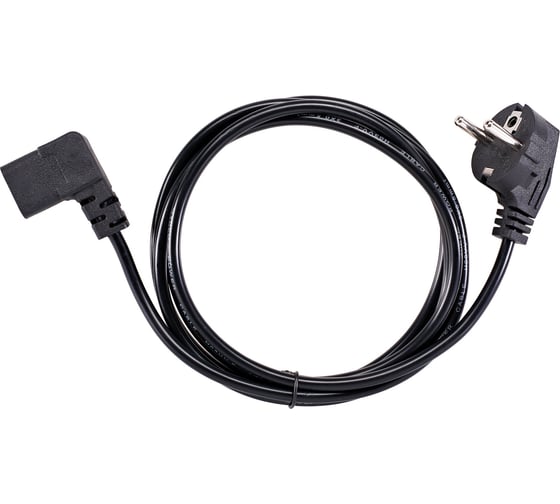 Изображение товара Кабель питания AOpen/Qust c13 компьютер угловой провод - розетка 220v угловая евровилка 1.8m ACE021R-1.8M