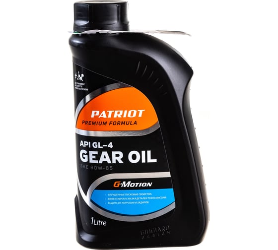 Изображение товара Масло трансмиссионное G-Motion Gear 80W-85, 1 л PATRIOT 850030500