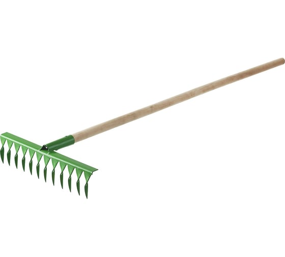 Изображение товара Садовые грабли с черенком РОСТОК 14 витых зубцов 421900-14