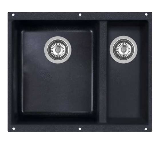 Изображение товара Кухонная мойка Zigmund & Shtain Integra 500.2 Темная скала ЦБ-00000219