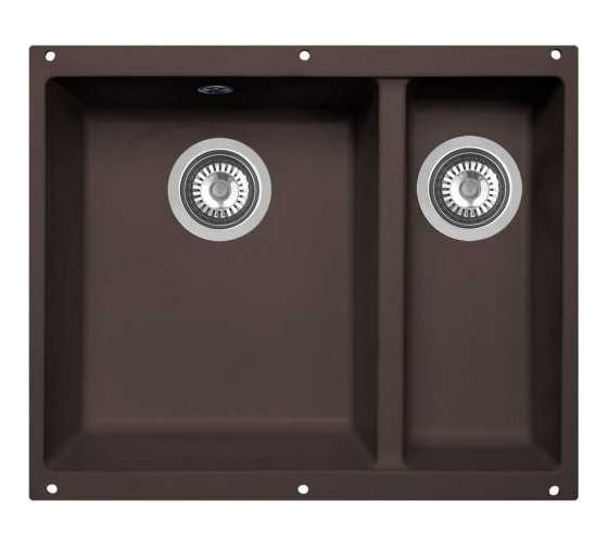 Изображение товара Кухонная мойка Zigmund & Shtain Integra 500.2 Швейцарский шоколад ЦБ-00000220