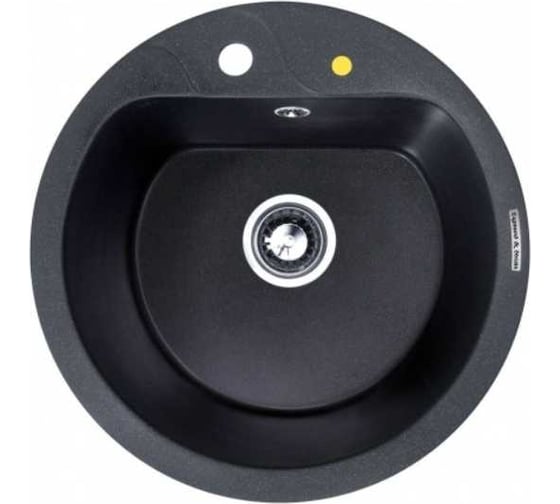 Изображение товара Кухонная мойка Zigmund & Shtain Kreis 505 f Темная скала ЦБ-00000355
