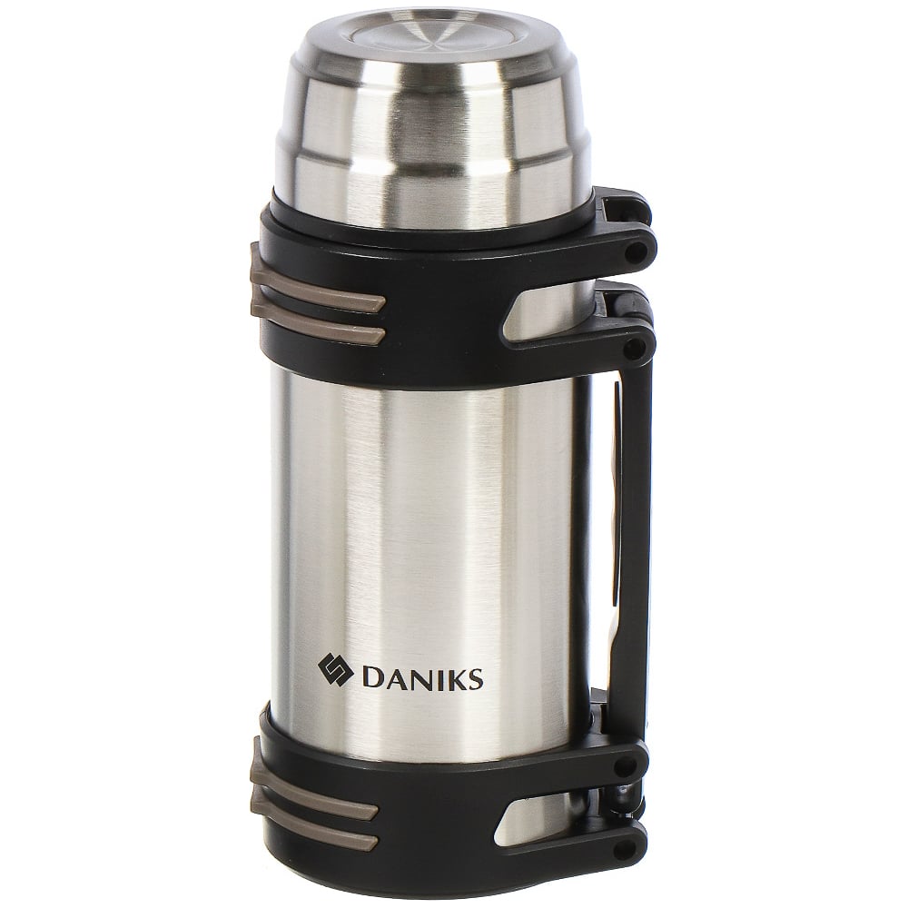 Изображение товара Термос DANIKS нержавеющий 1.5 л с крышкой-чашкой SL-150NGL