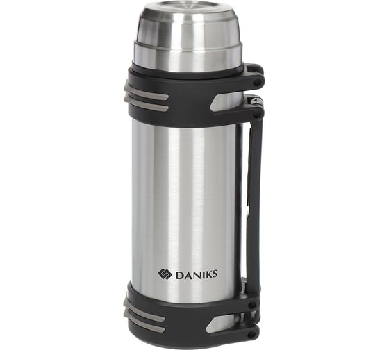Изображение товара Термос DANIKS нерж, 1.8 л, универс.горл, колба нерж, серебр, sl-180ngl 316130