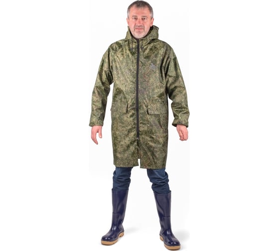 Изображение товара Влагозащитный плащ-дождевик БЕРТА камуфляжный, рост 170-176 800-60-62