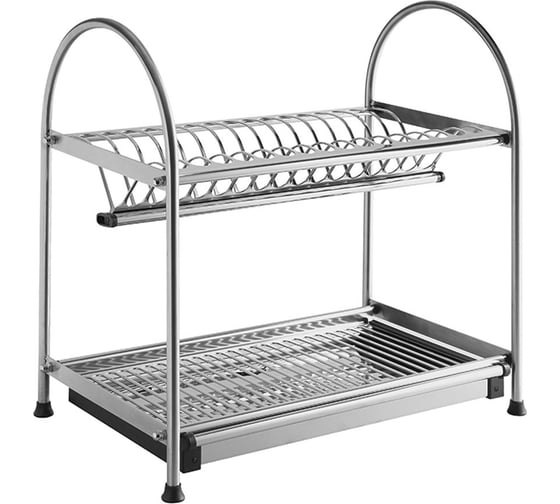 Изображение товара Настольная двухуровневая сушилка GTV 452x278x455 мм, инокс OC-A0350K-06