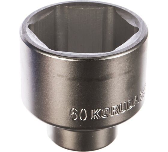 Изображение товара Головка торцевая 6-гранная (60 мм; 3/4DR) KORUDA KR-6SK60