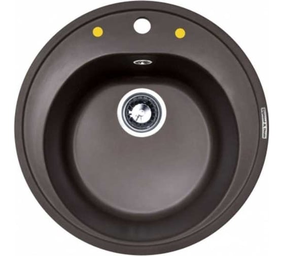 Изображение товара Кухонная мойка Zigmund & Shtain Kreis 505 Швейцарский шоколад ЦБ-00000345