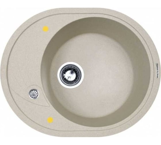 Изображение товара Кухонная мойка Zigmund & Shtain Kreis ov 575 Осенняя трава ЦБ-00000367