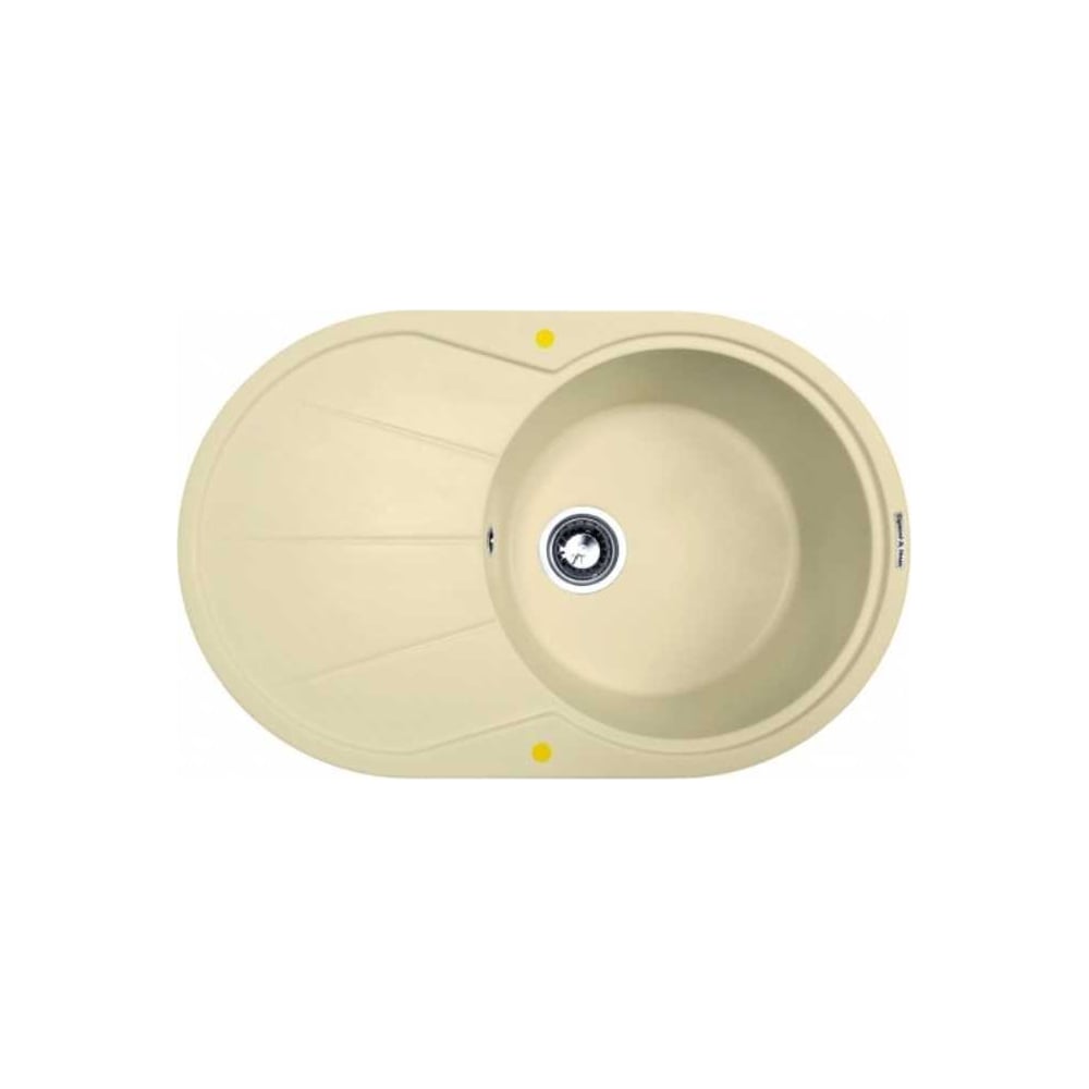 Изображение товара Кухонная мойка Zigmund & Shtain Kreis ov 770 b искусственный гранит овальная