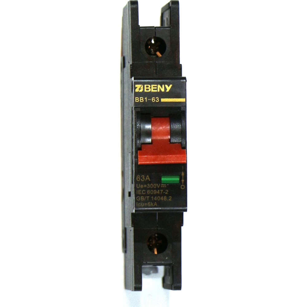 Изображение товара Автоматический выключатель постоянного тока 1P 63А В 300V ZJBeny BB1-63