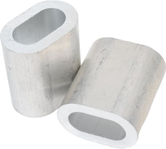 Изображение товара Алюминиевый зажим троса SWFS М10 /2шт/ пакетик тов-111621