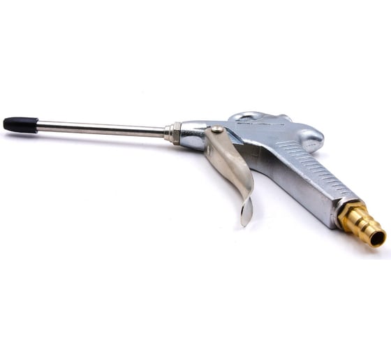 Изображение товара Продувочный пистолет HQ-mech HQ-ABG09B пневм. соед. f (лат.) мет сопло, пружина нерж, шток лат, алюм. корп. УТ000002810