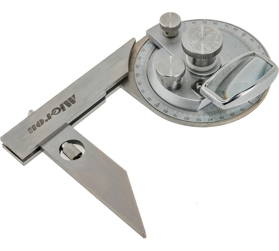 Изображение товара Угломер с нониусом и лупой Micron 0-360 МИК 34187