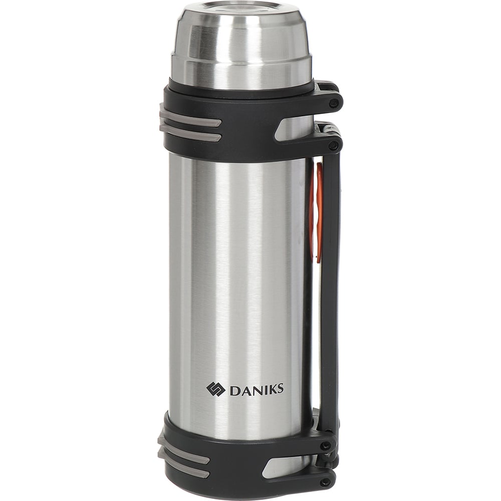 Изображение товара Термос DANIKS нерж 2 л универсальный с горловиной и колбой из нержавеющей стали SL-200NGL