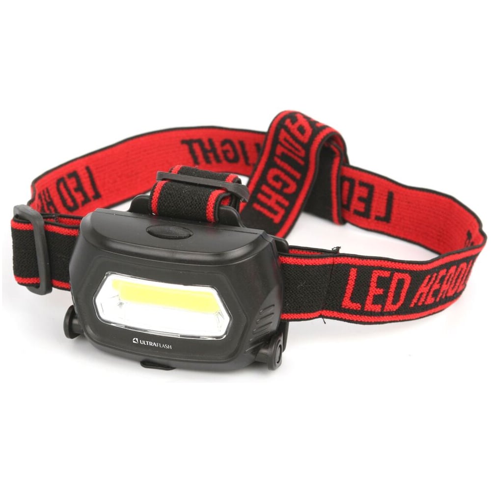 Изображение товара Налобный аккумуляторный фонарь Ultraflash LED5359 черный 3Вт