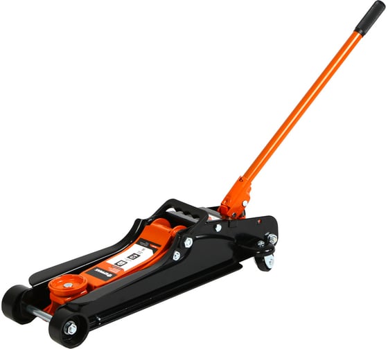 Изображение товара Гидравлический подкатной домкрат ЕРМАК 2,5 т, h подъема 85–380 мм, в пласт.кейсе 742-005