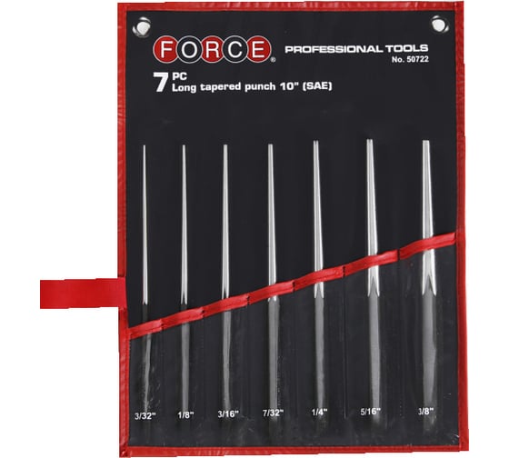 Изображение товара Набор длинных конических кернов FORCE 7 шт. 50722