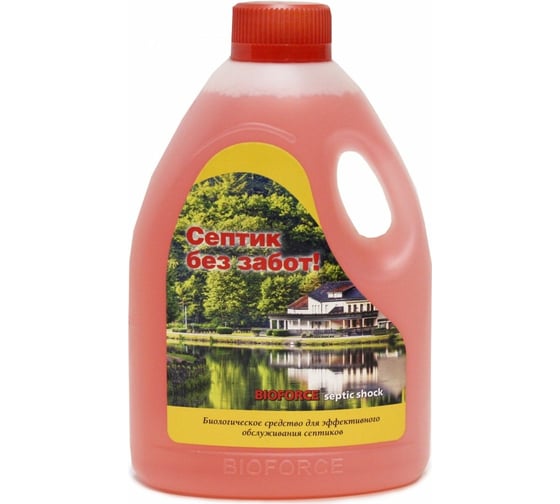 Изображение товара Биопрепарат для обслуживания септиков Septic Shock 1000 мл BIOFORCE bl-043