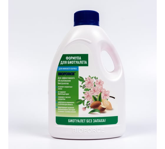 Изображение товара ФОРМУЛА для биотуалетов, для нижнего бачка, 1000 мл BIOFORCE bch-045