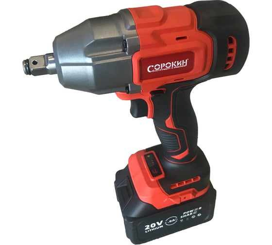 Изображение товара Ударный гайковерт-винтоверт Сорокин с АКБ 2 а/ч 29.142