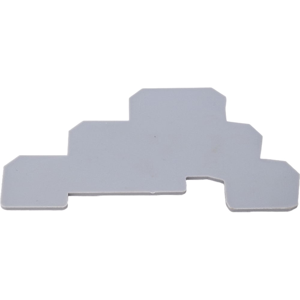 Изображение товара Торцевая заглушка для трехуровневых винтовых клемм MEYERTEC 20 шт серый